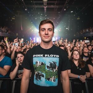 Pink Floyd Cows Graphic T-Shirt 2021 American Classics XL Black